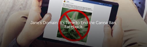 Jane’s Domain: It’s Time to End the Canna Ban, Facebook