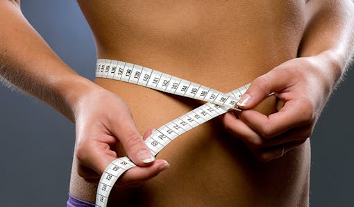 Measuring waist size
