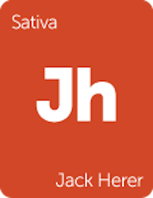 Leafly Jack Herer cannabis strain tile