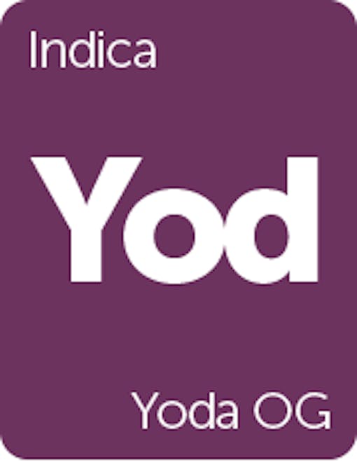Leafly Yoda OG cannabis strain tile