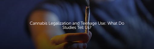 Cannabis Legalization and Teenage Use: What Do Studies Tell Us?