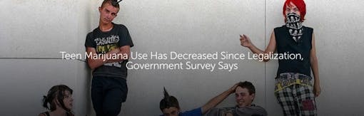 Teen Marijuana Use Has Decreased Since Legalization, Government Survey Says