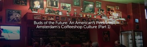 Buds of the Future: An American's Peek into Amsterdam's Coffeeshop Culture (Part 1)
