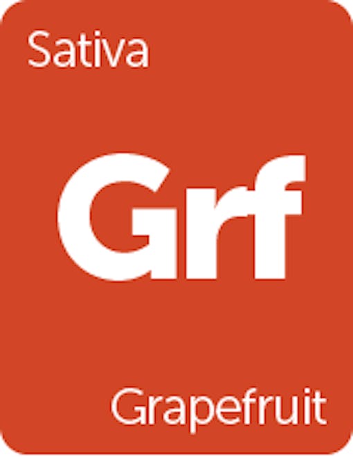 Leafly Grapefruit cannabis strain tile