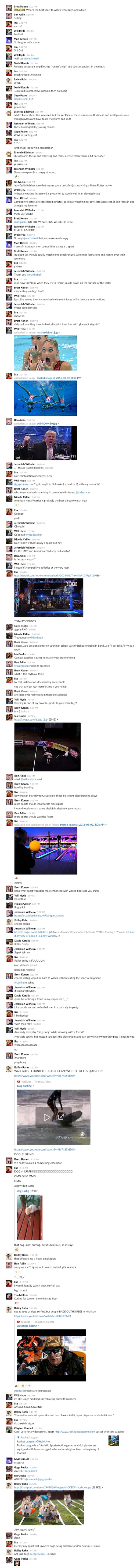 The Best Sports to Watch While High - Leafly SlackChats - Rio Sports 2016