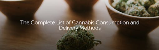 The Complete List of Cannabis Consumption and Delivery Methods