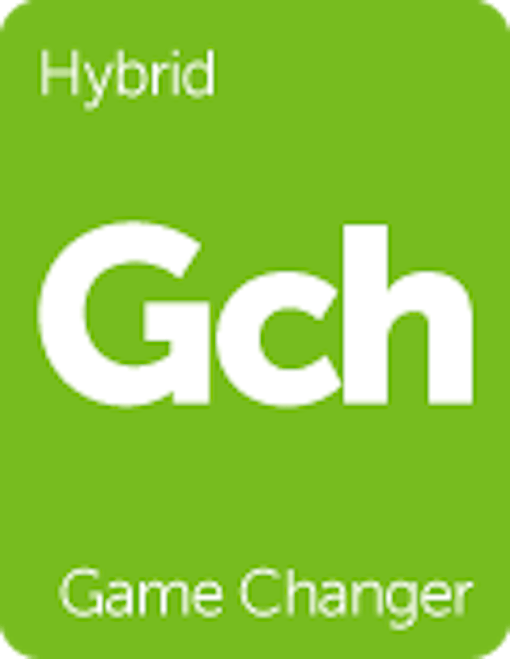 Leafly "Game Changer" hybrid cannabis strain tile