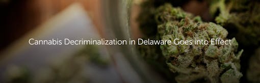 Cannabis Decriminalization in Delaware Goes into Effect