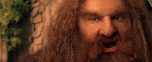 Gimli in The Fellowship of the Rings