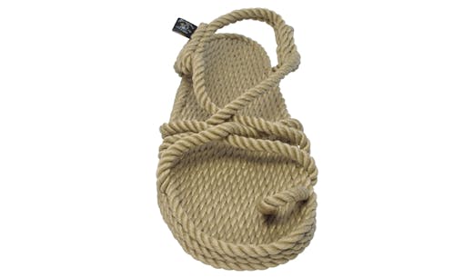 Hemp rope sandals by Nomadic State of Mind