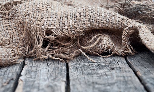 Woven hemp textile