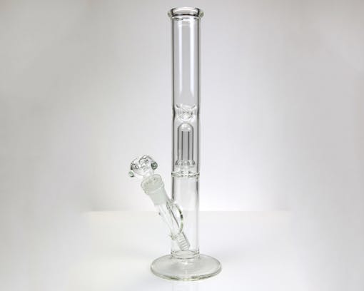 Straight tube with domed showerhead UFO perc bong from Smoke Cartel