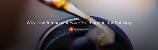 Why Low Temperatures are So Important for Dabbing