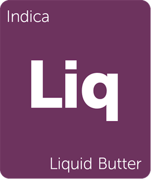 Leafly Liquid Butter indica cannabis strain tile