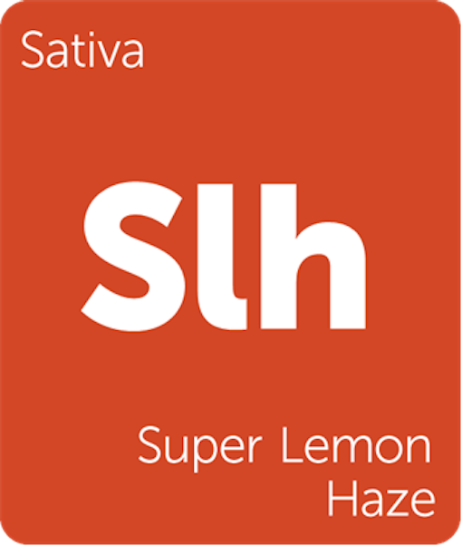 Leafly Super Lemon Haze sativa cannabis strain tile