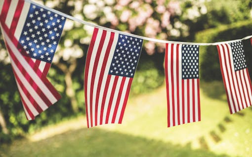 American flag decorations