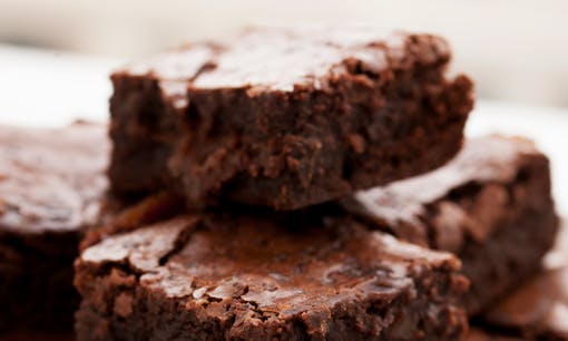 Homemade cannabis-infused chocolate brownies