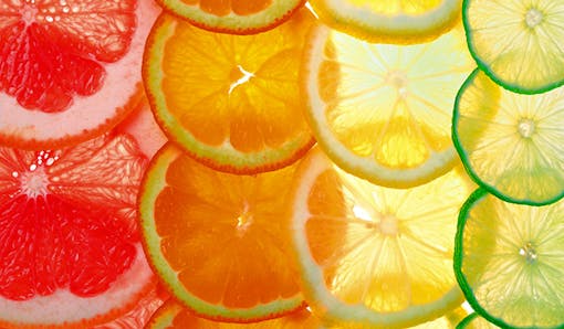Citrus fruit slices