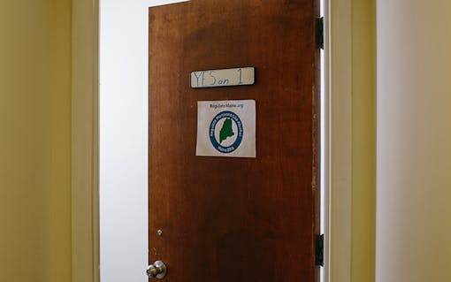 The Portland, Maine, headquarters for the Regulate Marijuana Like Alcohol campaign. Photo by Tristan Spinski