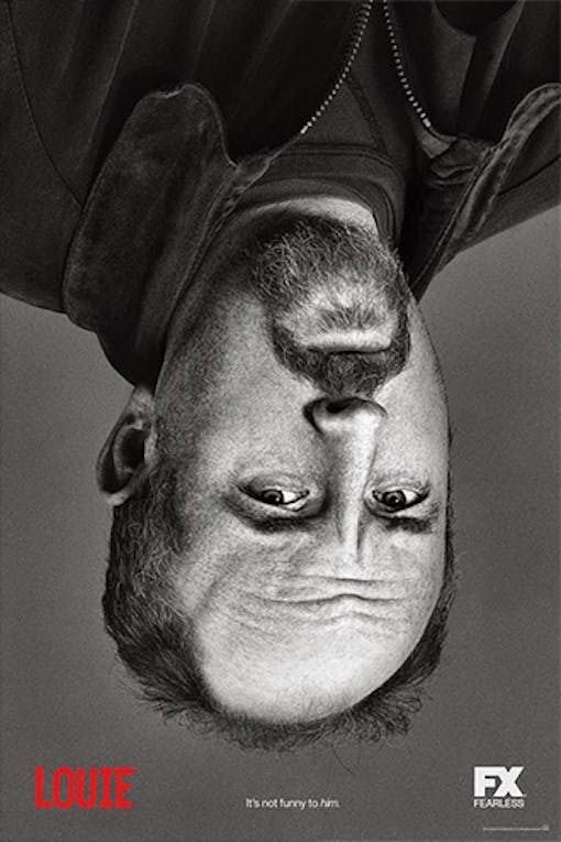 FX "Louie" cover art featuring Louis C.K.