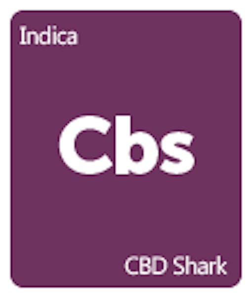 Leafly CBD Shark cannabis strain tile