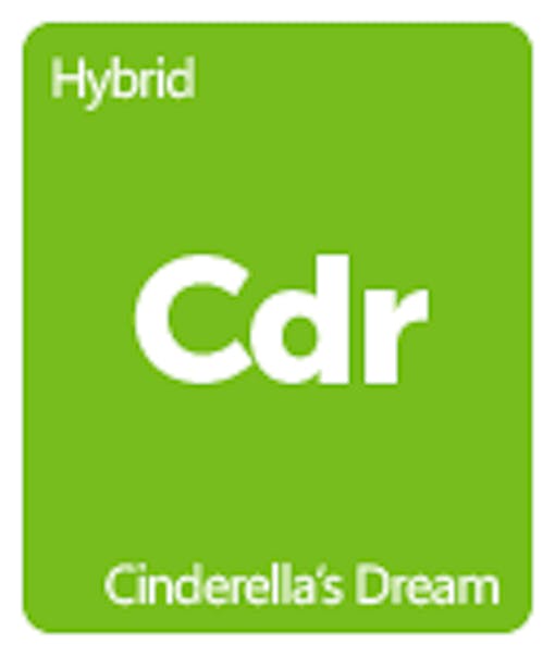 Leafly Cinderella's Dream cannabis strain tile