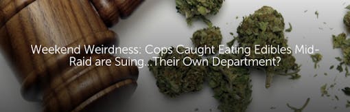 Weekend Weirdness: Cops Caught Eating Edibles Mid-Raid are Suing...Their Own Department?