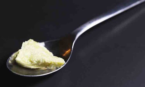 Vegan rosin budder (image courtesy of Patrick Bennett from Errlax.com)