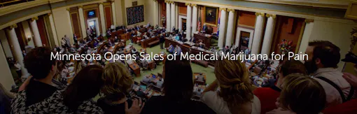 Minnesota Opens Sales of Medical Marijuana for Pain