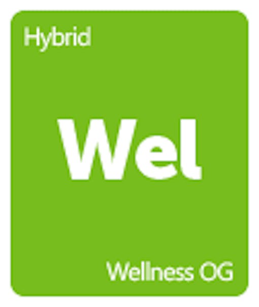 Leafly Wellness OG cannabis strain tile