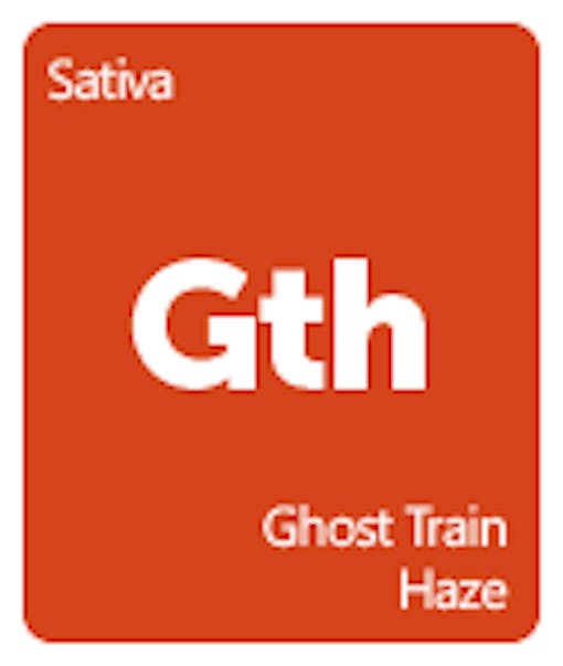 Leafly Ghost Train Haze cannabis strain tile