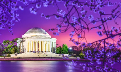 Jefferson Memorial in Washington, D.C. at night