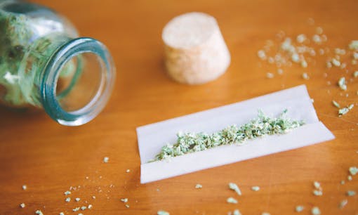 Rolling papers for smoking cannabis