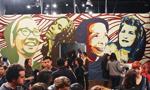 Art exhibit at Oakland Art Murmur