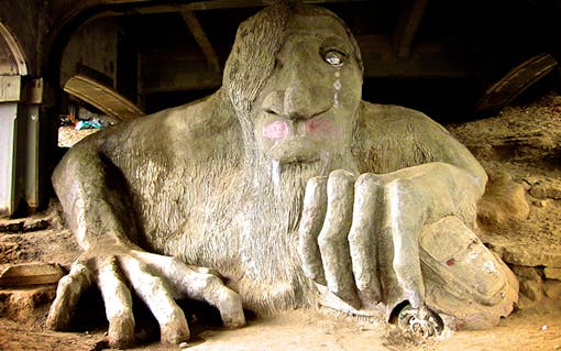 The Fremont troll (photo credit: Via Tsuji)