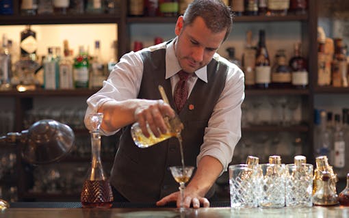 Canon Whiskey + Bitters emporium cocktail bar in Capitol Hill, Seattle, Washington