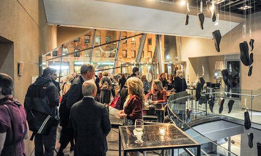 Bata Shoe Museum lobby in Toronto, Ontario