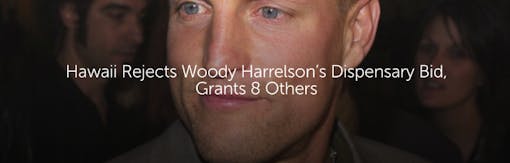 Hawaii Rejects Woody Harrelson’s Dispensary Bid, Grants 8 Others