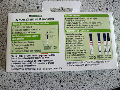 At home drug test for marijauna