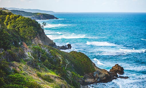 Jamaican coastline