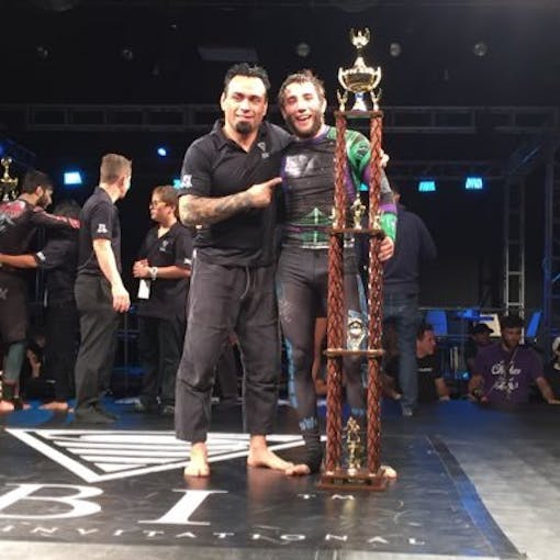 Eddie Bravo, left, and Denny Prokopos. Photo courtesy of VapeXhale