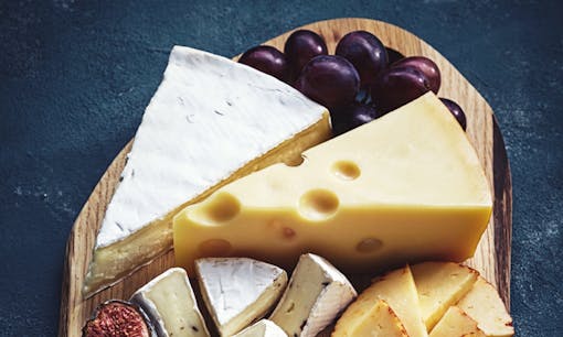 A cheese platter