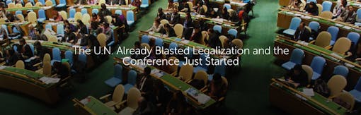 The U.N. Already Blasted Legalization and the Conference Just Started