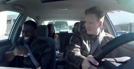 Ice Cube, Kevin Hart And Conan Help A Student Driver