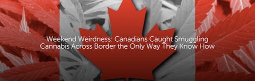 Weekend Weirdness: Canadians Caught Smuggling Cannabis Across Border the Only Way They Know How