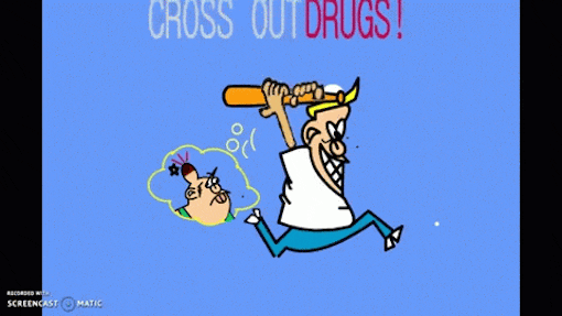 Singapore's "Cross out drugs!" anti-drug campaign
