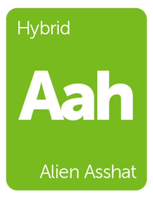 Leafly Alien Asshat cannabis strain tile