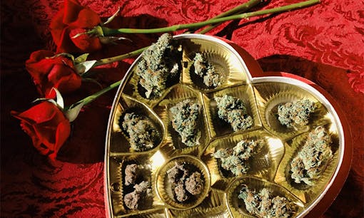 weed valentine's day gifts: cannabis gift box