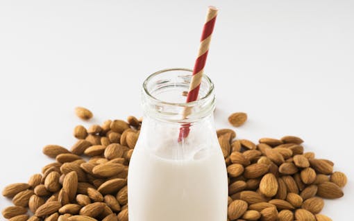 Milk made from almonds