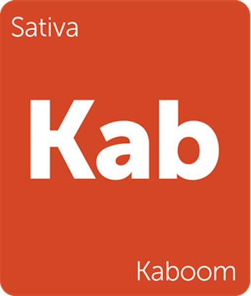 Kaboom Leafly Strain Tile